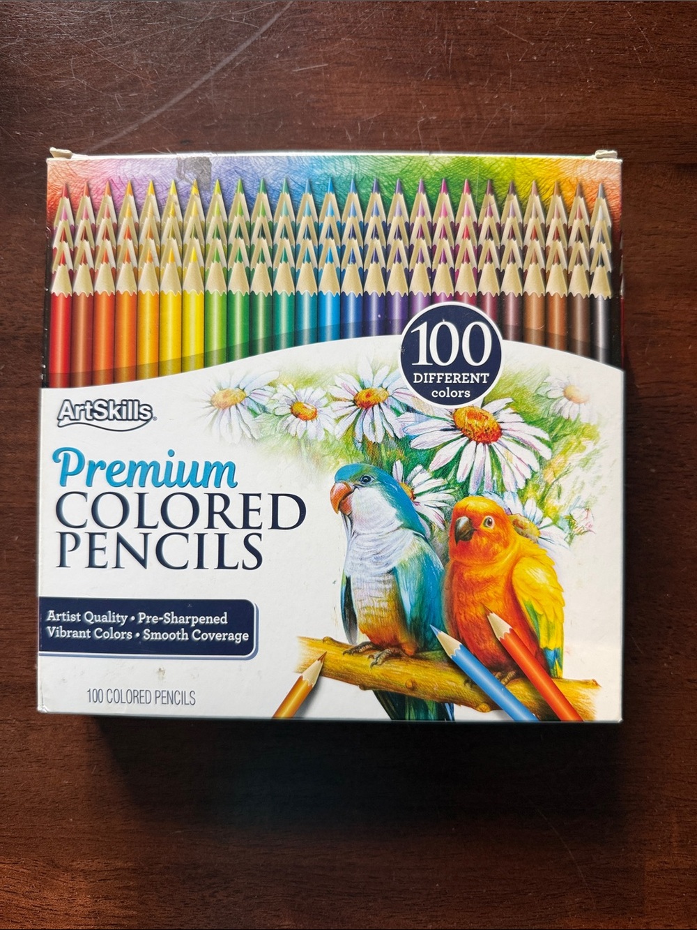 Premium Colored Pencils - 100 Colors (Multicolor)